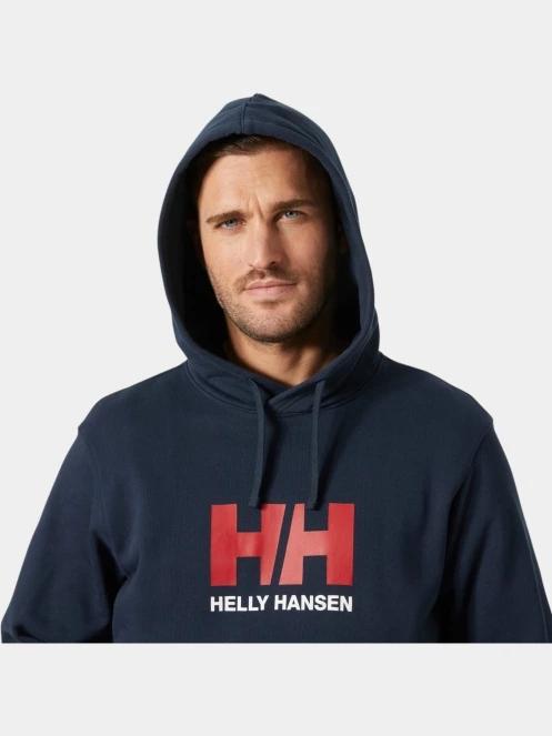 pulover cu gluga pt. barbati Helly Hansen Hh Logo Hoodie 3.0 albastru inchis 4