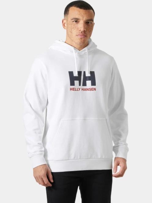 pulover cu gluga pt. barbati Helly Hansen Hh Logo Hoodie 3.0 alb 2