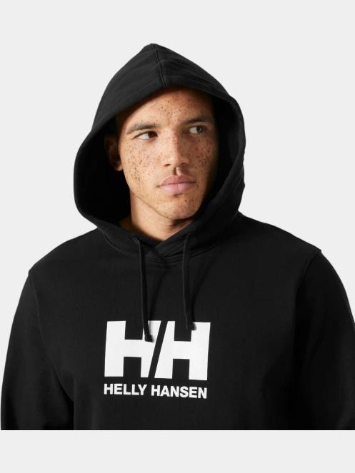 pulover cu gluga pt. barbati Helly Hansen Hh Logo Hoodie negru 4