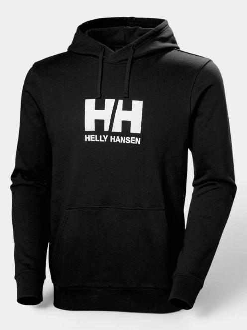 pulover cu gluga pt. barbati Helly Hansen Hh Logo Hoodie negru 6