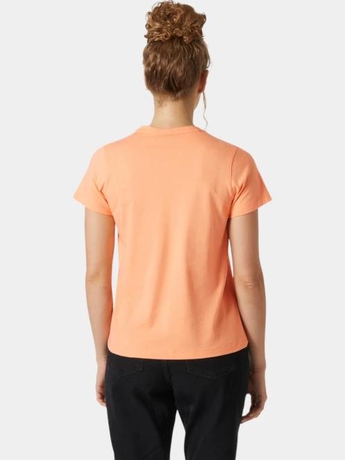 tricou cu maneci scurte pt. femei Helly Hansen W Core T-Shirt 2.0 portocaliu 3