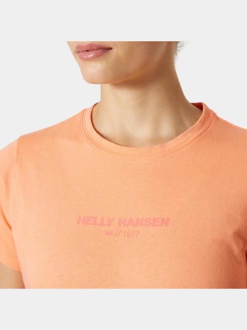 tricou cu maneci scurte pt. femei Helly Hansen W Core T-Shirt 2.0 portocaliu 4