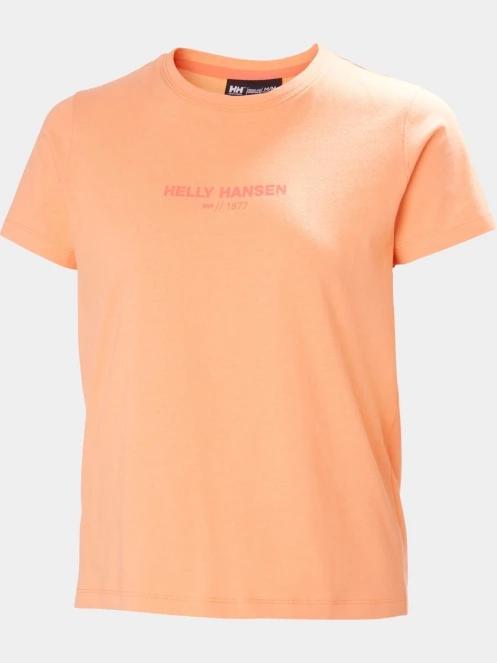 tricou cu maneci scurte pt. femei Helly Hansen W Core T-Shirt 2.0 portocaliu 5