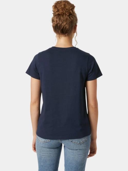 tricou cu maneci scurte pt. femei Helly Hansen W Core T-Shirt 2.0 albastru inchis 3