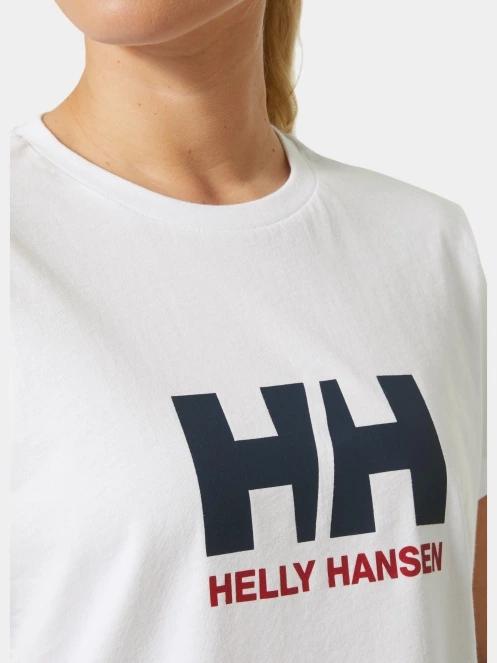 tricou cu maneci scurte pt. femei Helly Hansen W Hh Logo T-Shirt 3.0 alb 4