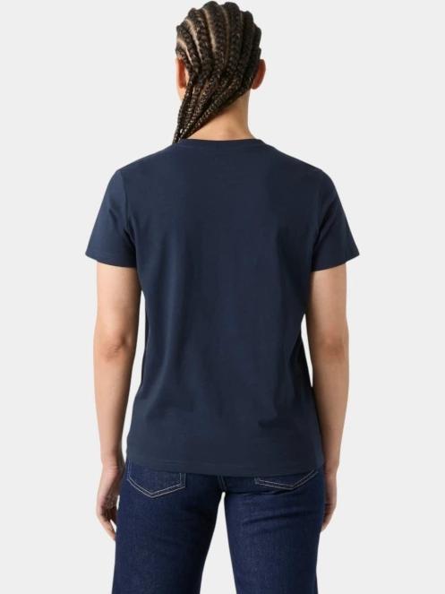 tricou cu maneci scurte pt. femei Helly Hansen W Hh Logo T-Shirt 3.0 albastru inchis 3