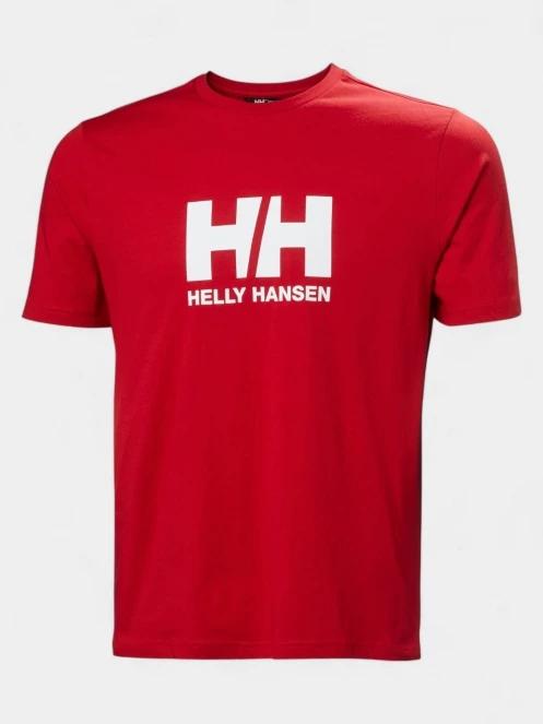 tricou cu maneci scurte pt. barbati Helly Hansen Hh Logo T-Shirt 3.0 rosu 5