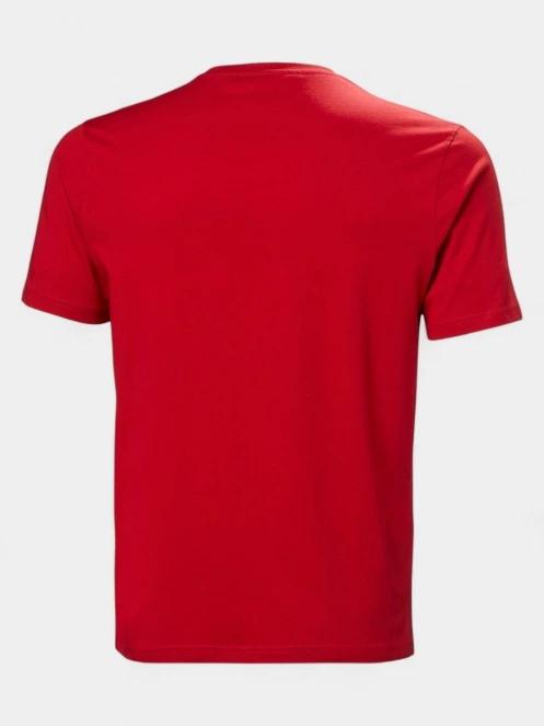 tricou cu maneci scurte pt. barbati Helly Hansen Hh Logo T-Shirt 3.0 rosu 6
