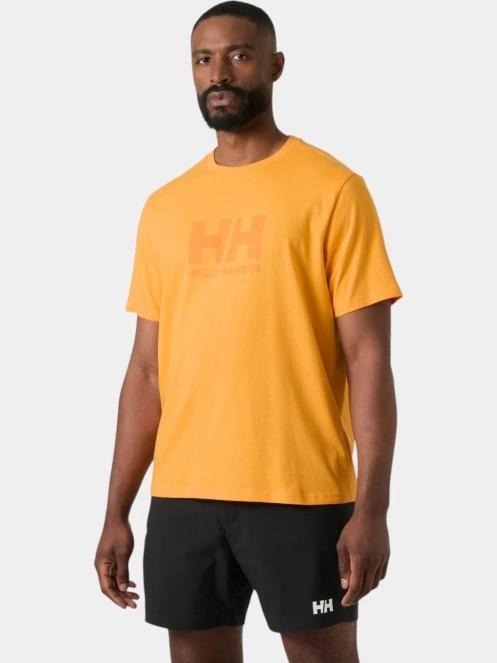 tricou cu maneci scurte pt. barbati Helly Hansen Hh Logo T-Shirt 3.0 portocaliu 2