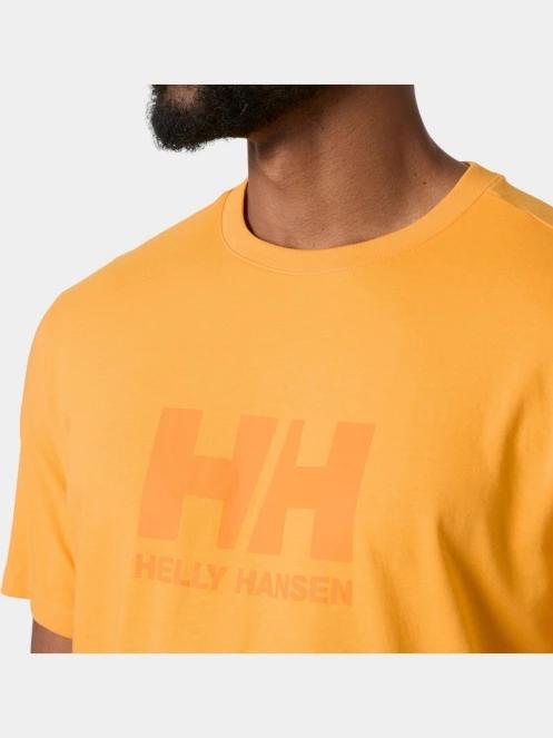 tricou cu maneci scurte pt. barbati Helly Hansen Hh Logo T-Shirt 3.0 portocaliu 4