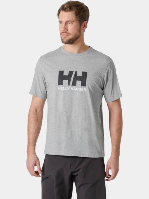 tricou cu maneci scurte pt. barbati Helly Hansen Hh Logo T-Shirt 3.0 gri 2