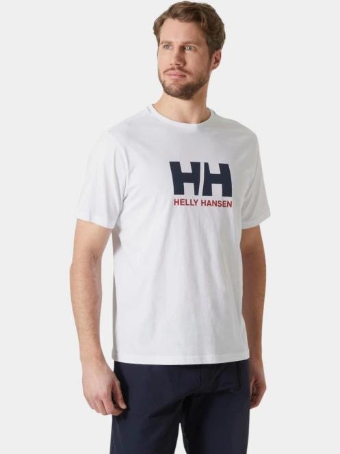 tricou cu maneci scurte pt. barbati Helly Hansen Hh Logo T-Shirt 3.0 alb 2