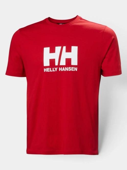 tricou cu maneci scurte pt. barbati Helly Hansen Hh Logo T-Shirt 3.0 rosu 5