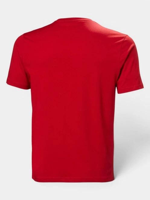 tricou cu maneci scurte pt. barbati Helly Hansen Hh Logo T-Shirt 3.0 rosu 6