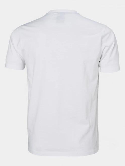 tricou cu maneci scurte pt. barbati Helly Hansen Hh Box T 2.0 alb 3