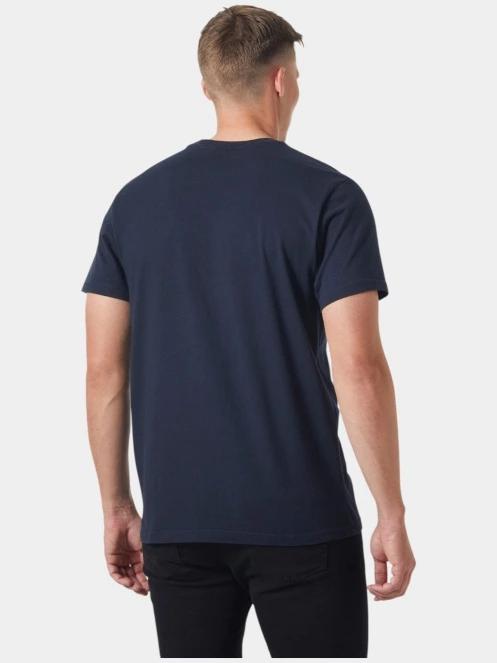 tricou cu maneci scurte pt. barbati Helly Hansen Hh Box T 2.0 albastru inchis 3