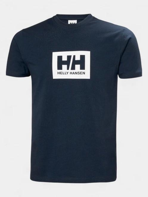 tricou cu maneci scurte pt. barbati Helly Hansen Hh Box T 2.0 albastru inchis 5