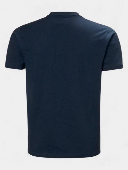 tricou cu maneci scurte pt. barbati Helly Hansen Hh Box T 2.0 albastru inchis 6
