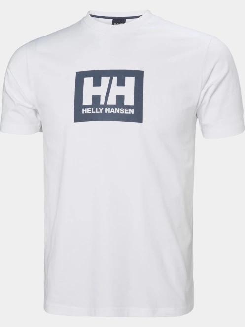 tricou cu maneci scurte pt. barbati Helly Hansen Hh Box T 2.0 alb 2