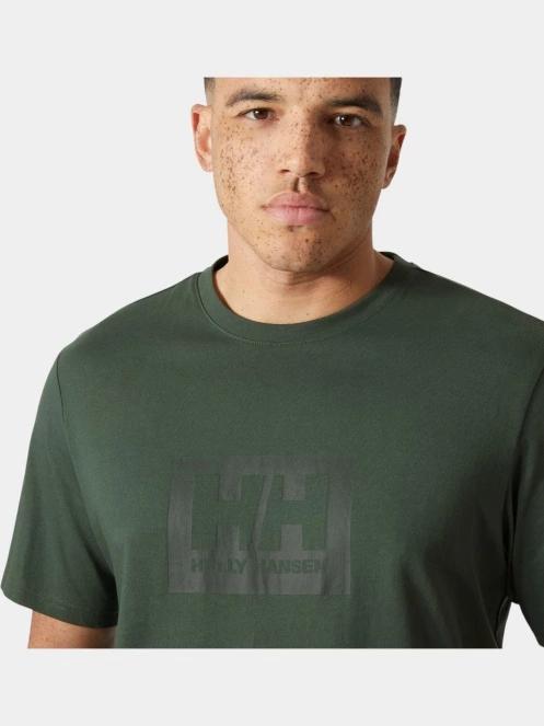 tricou cu maneci scurte pt. barbati Helly Hansen Hh Box T 2.0 verde 4