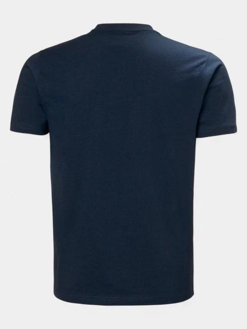 tricou cu maneci scurte pt. barbati Helly Hansen Hh Box T 2.0 albastru inchis 6