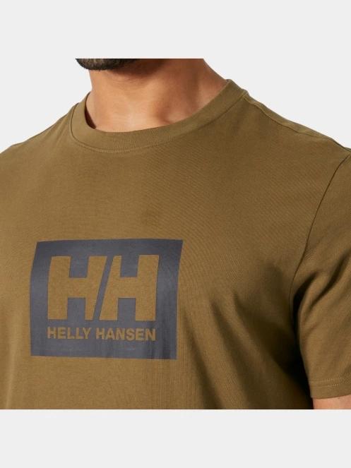 tricou cu maneci scurte pt. barbati Helly Hansen Hh Box T 2.0 oliv 4