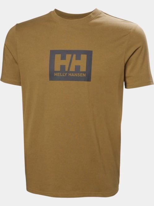 tricou cu maneci scurte pt. barbati Helly Hansen Hh Box T 2.0 oliv 5