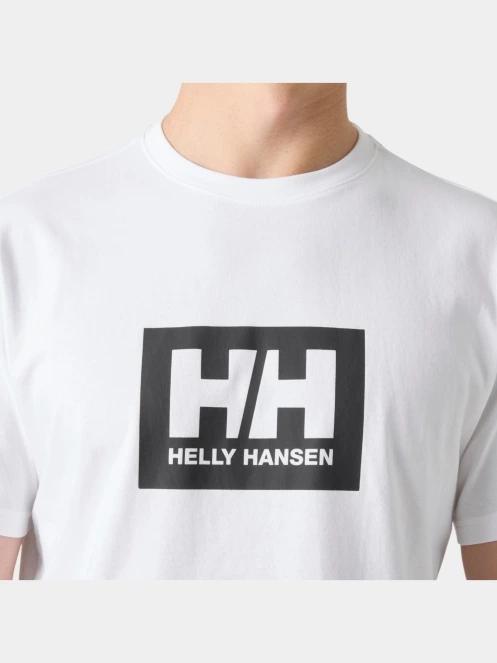tricou cu maneci scurte pt. barbati Helly Hansen Hh Box T 2.0 alb 4