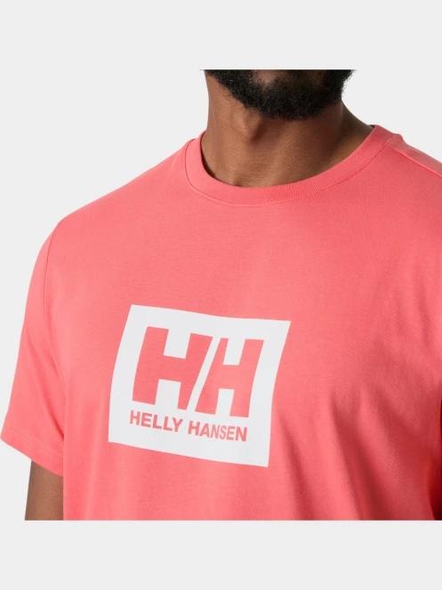 tricou cu maneci scurte pt. barbati Helly Hansen Hh Box T 2.0 roz 4