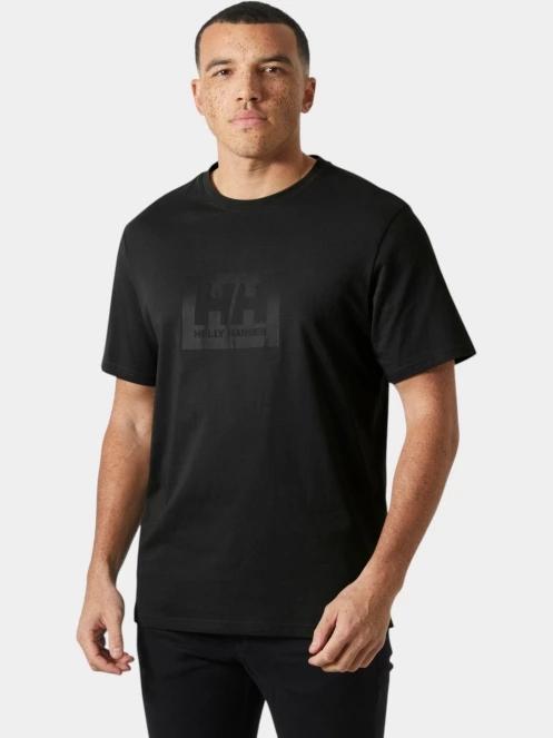 tricou cu maneci scurte pt. barbati Helly Hansen Hh Box T 2.0 negru 2