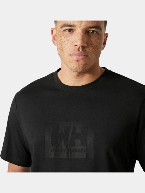 tricou cu maneci scurte pt. barbati Helly Hansen Hh Box T 2.0 negru 4