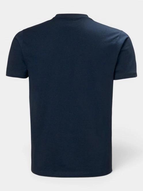 tricou cu maneci scurte pt. barbati Helly Hansen Hh Box T 2.0 albastru inchis 3