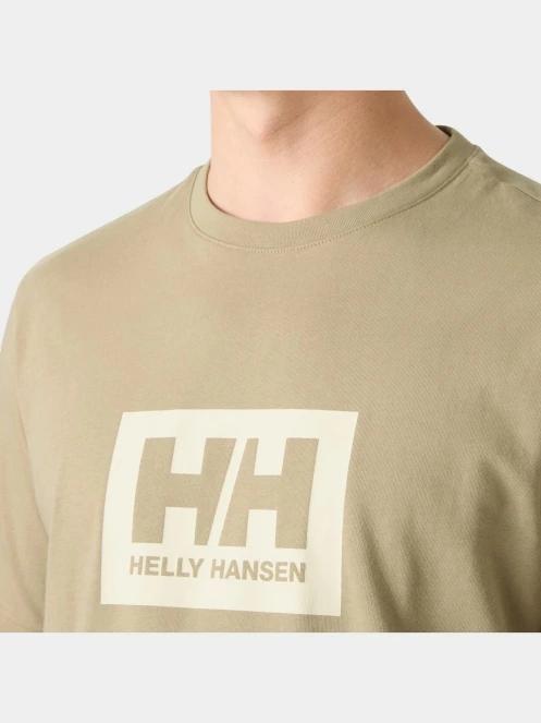 tricou cu maneci scurte pt. barbati Helly Hansen Hh Box T 2.0 nisip 4