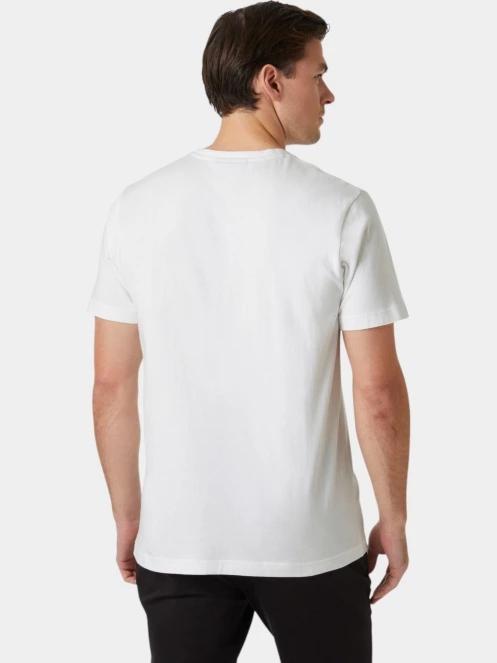 tricou cu maneci scurte pt. barbati Helly Hansen Core T-Shirt 2.0 alb 3