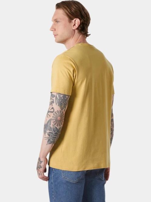 tricou cu maneci scurte pt. barbati Helly Hansen Core T-Shirt 2.0 galben 3