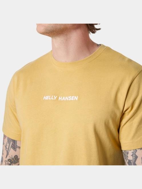 tricou cu maneci scurte pt. barbati Helly Hansen Core T-Shirt 2.0 galben 4