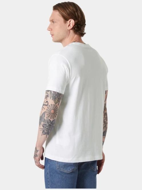 tricou cu maneci scurte pt. barbati Helly Hansen Core Graphic T 2.0 alb 3