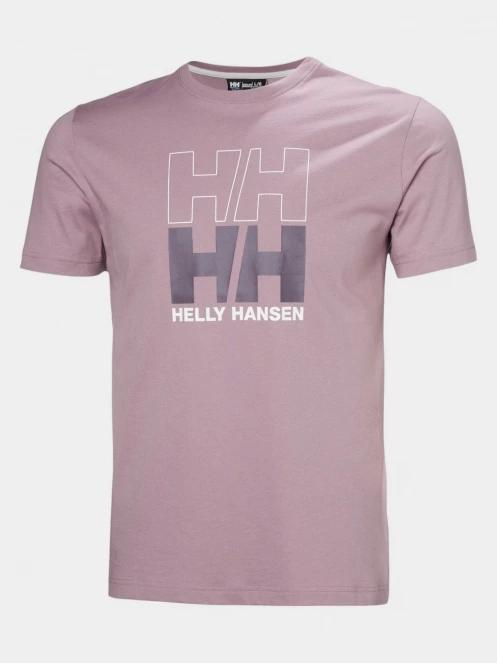 tricou cu maneci scurte pt. barbati Helly Hansen Core Graphic T 2.0 violet 2