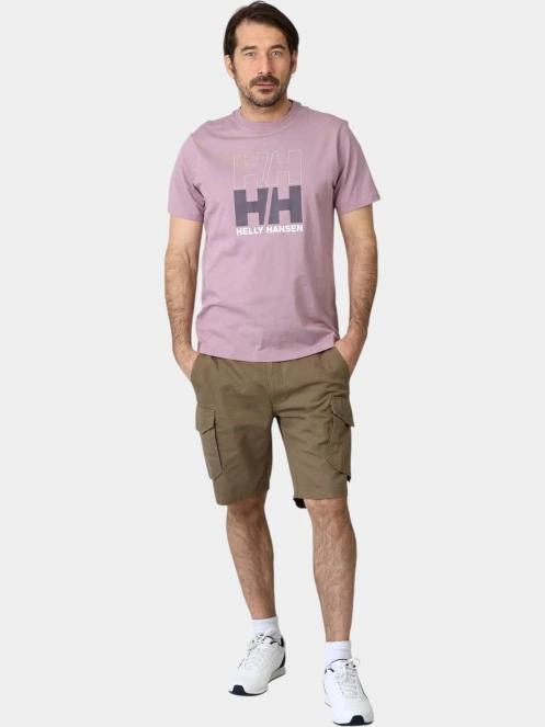 tricou cu maneci scurte pt. barbati Helly Hansen Core Graphic T 2.0 violet 5