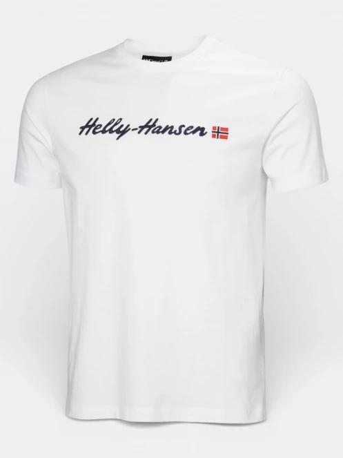 tricou cu maneci scurte pt. barbati Helly Hansen Core Graphic T 2.0 alb 5