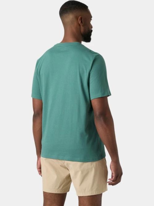 tricou cu maneci scurte pt. barbati Helly Hansen Core Graphic T 2.0 verde 3