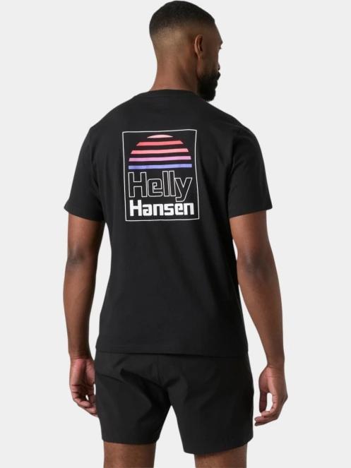 tricou cu maneci scurte pt. barbati Helly Hansen Core Graphic T 2.0 negru 3