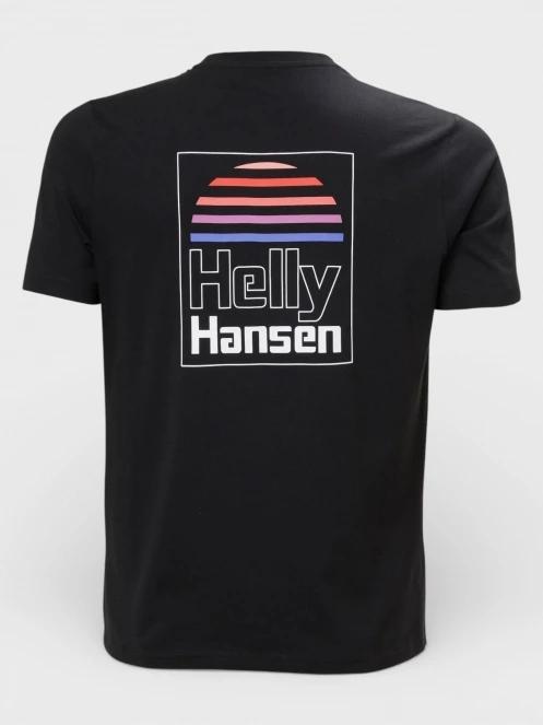 tricou cu maneci scurte pt. barbati Helly Hansen Core Graphic T 2.0 negru 6