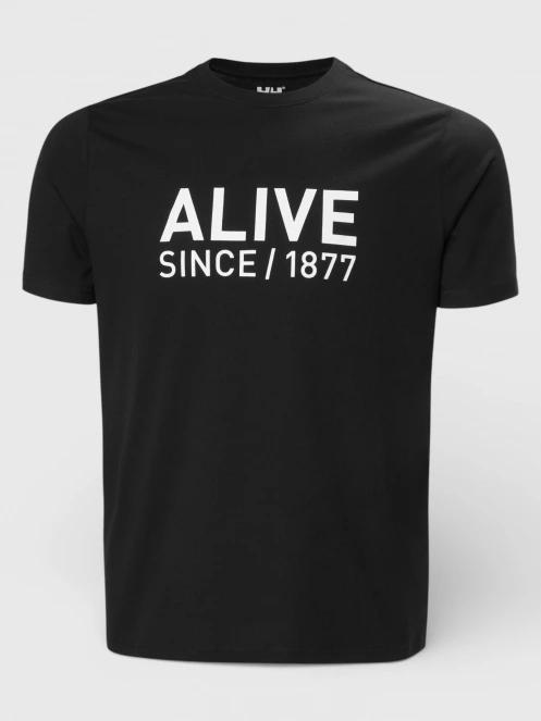 tricou cu maneci scurte pt. barbati Helly Hansen Core Graphic T 2.0 negru 5