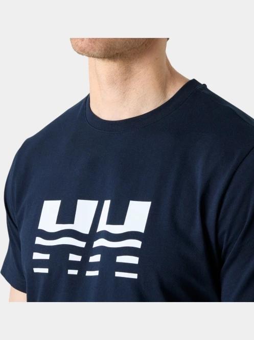 tricou cu maneci scurte pt. barbati Helly Hansen Core Graphic T 2.0 albastru inchis 4