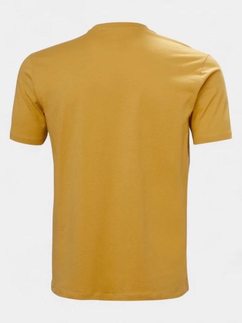 tricou cu maneci scurte pt. barbati Helly Hansen Massif Graphic T-Shirt galben 6