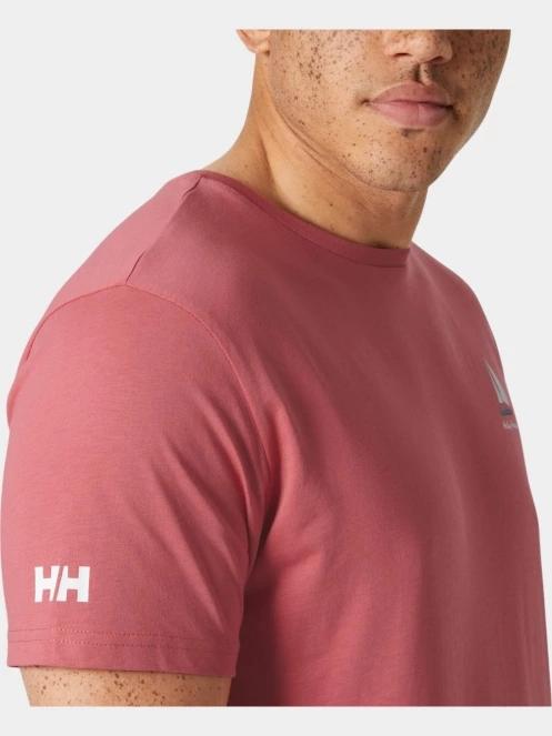 tricou cu maneci scurte pt. barbati Helly Hansen Shoreline T-Shirt 3.0 rosu 4