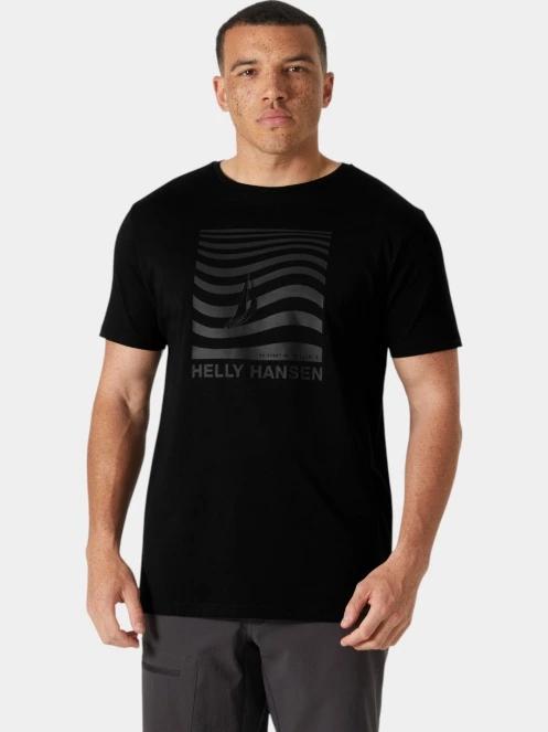 tricou cu maneci scurte pt. barbati Helly Hansen Shoreline T-Shirt 3.0 negru 2