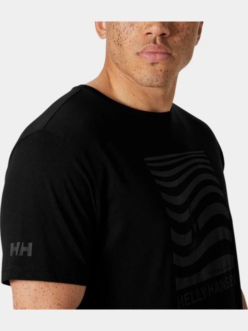 tricou cu maneci scurte pt. barbati Helly Hansen Shoreline T-Shirt 3.0 negru 4