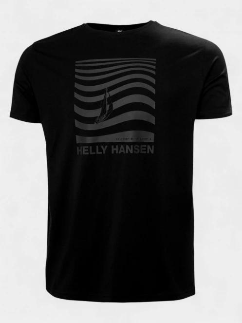 tricou cu maneci scurte pt. barbati Helly Hansen Shoreline T-Shirt 3.0 negru 5